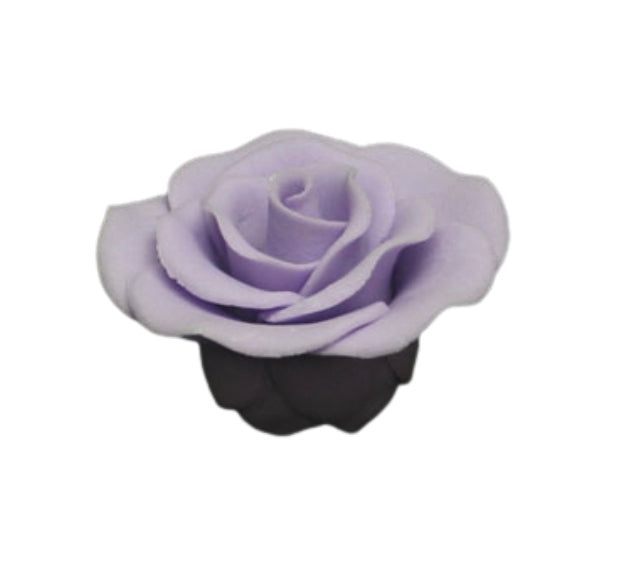 Gum Paste Rose Large 3in Lavender 1-Count