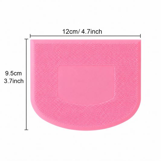 Pink Cake Scraper & Icing Smoother | Buttercream, Frosting & Cake Decorating Tool