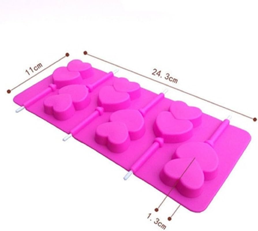 Double Heart Lollipop Mold