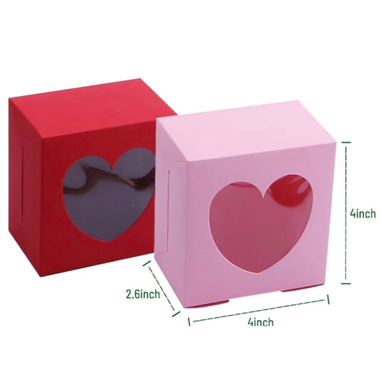Valentines Cookie Box 4x4 Assorted 4 Count