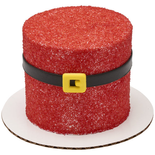 Edible Decorations Santa Belt Buckle 12 Count