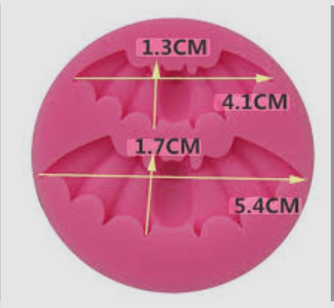Halloween Bat Fondant Mold Silicone Cake Decorating & Candy Mold