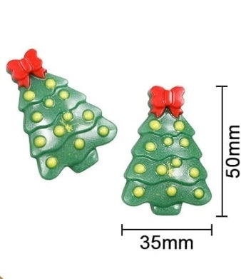 Silicone Christmas Tree Chocolate Mold 6 Cavity