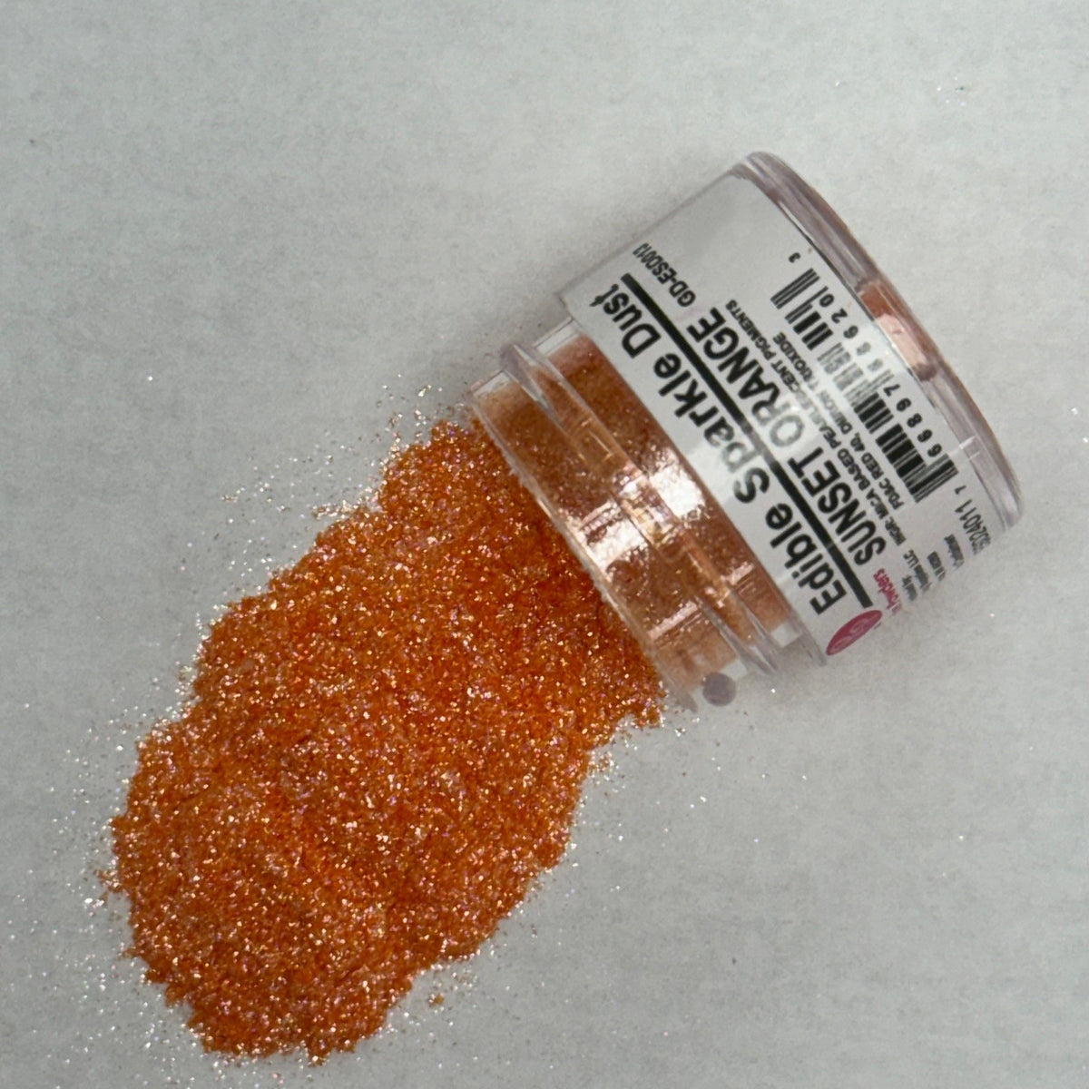 Edible Sparkle Dust Sunset Orange .25 Oz