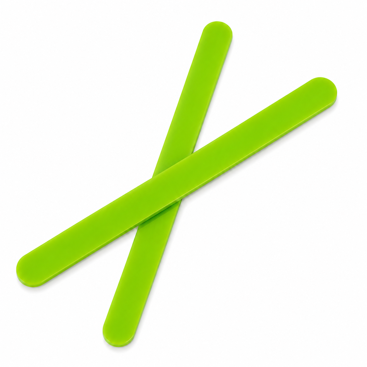 Acrylic Cakesicle & Popsicle Sticks Lime – 12 Count