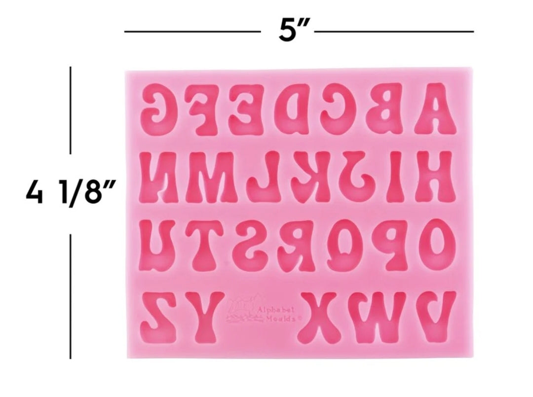 Fondant Upper Case Letter Mold