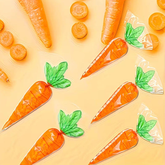 Easter Carrot Cone Bags 20 Count