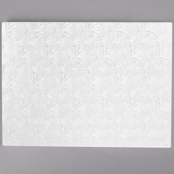 Half Sheet Cake Drum 1/4 Inch Thick White