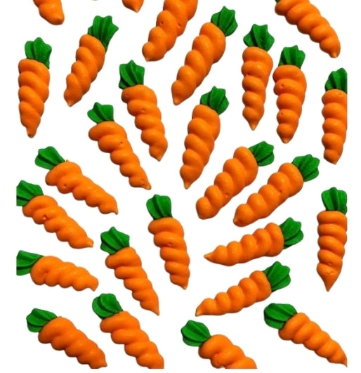 Edible Decorations Large Carrots 1 1/2in 6-Count