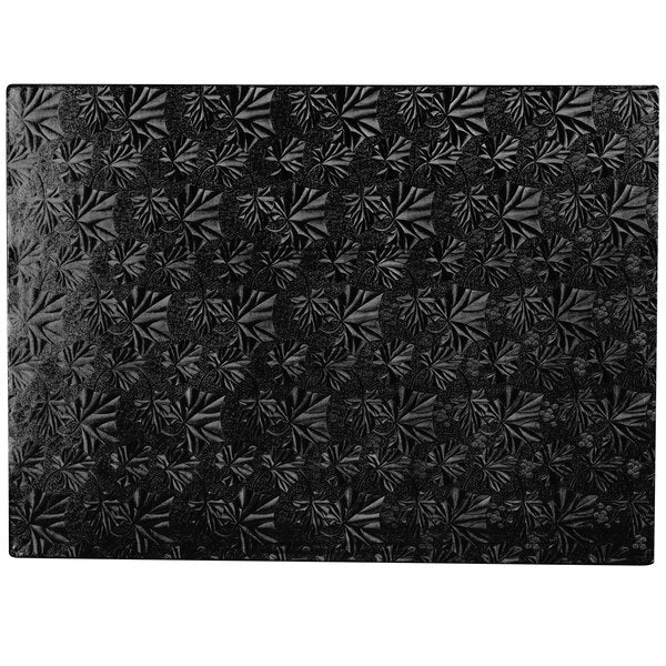 Half Sheet Cake Drum 1/4 Inch Thick Black