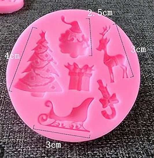 Christmas Silicone Mold 6 Cavity