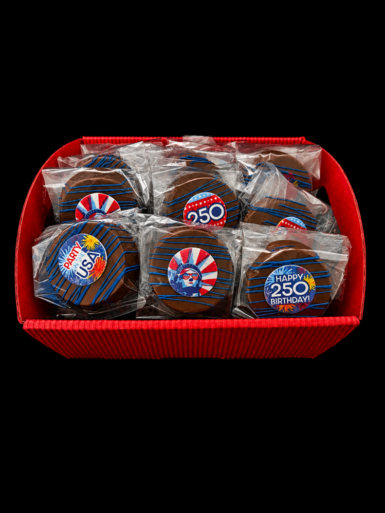 Patriotic Milk Chocolate Oreo