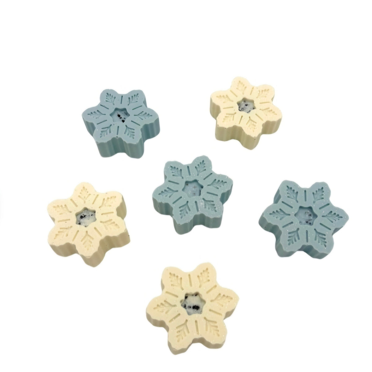 Mini Snowflake Chocolate Silicone Mold – 24 Cavity