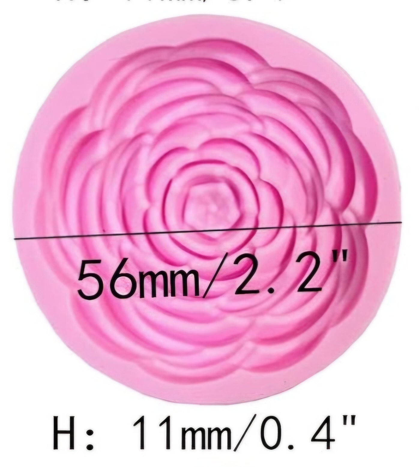 Layered Rose / Ranunculus Flower Mold