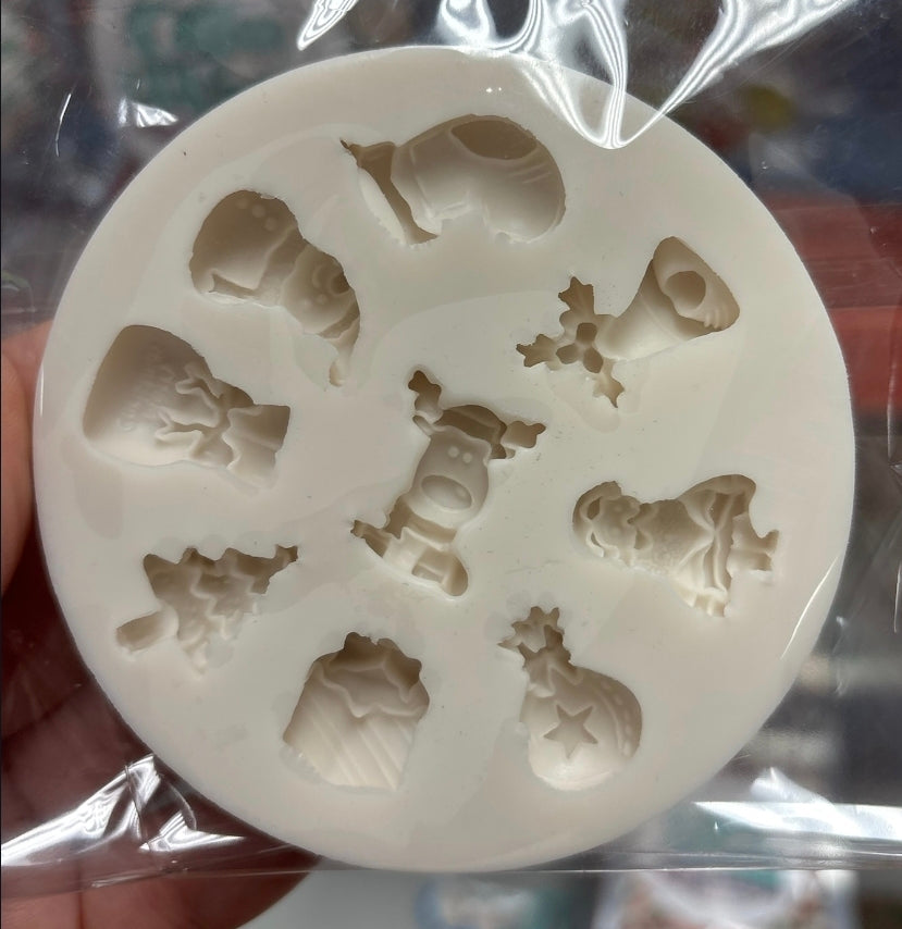 Christmas Silicone Mold Asst Shapes