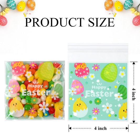 Easter Assortment Self Sealing Bags 5x4 25 Count