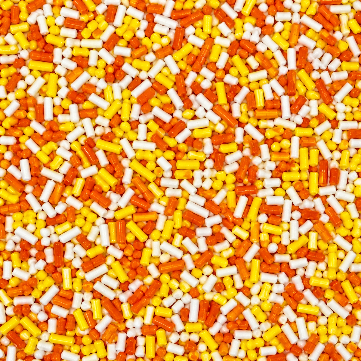 Candy Corn Sprinkle Mix - Orange Yellow & White Sprinkle Blend