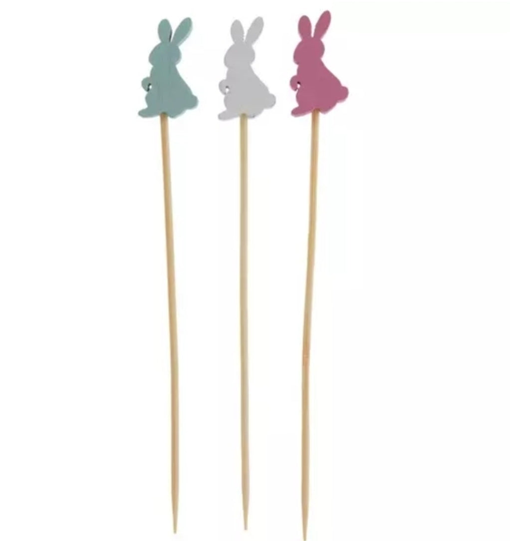 Easter Bunny Jumbo Picks 10 Count