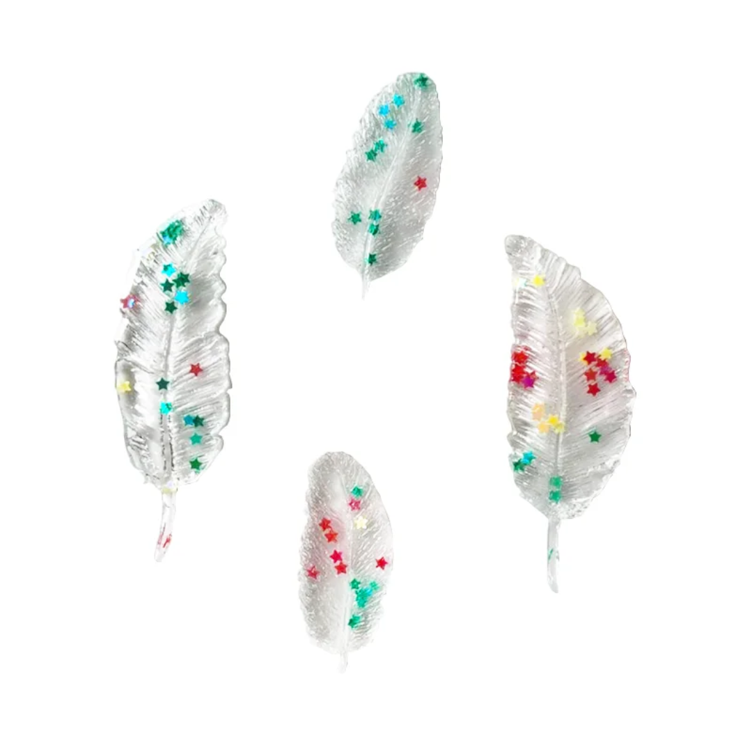 Feather Fondant & Gum Paste Silicone Mold – 4 Designs