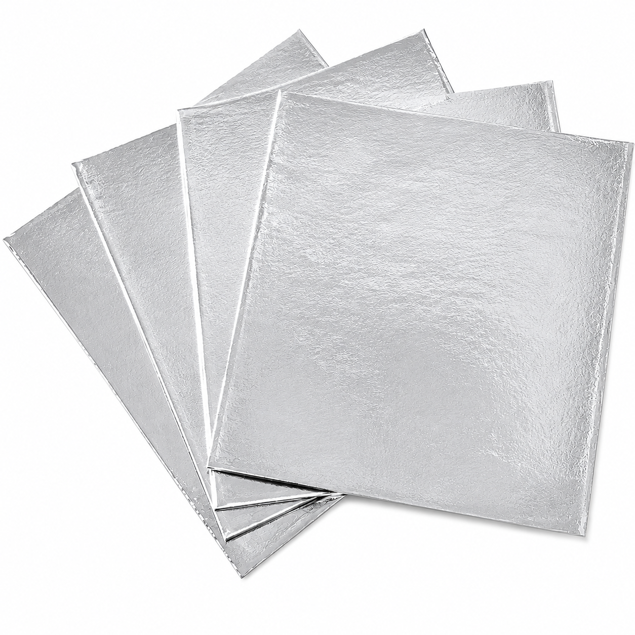 Foils 4in x 4in Silver 125pk