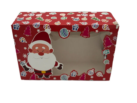 Christmas Cookie Boxes – Assorted 3-Pack (9"x6") with Clear Window