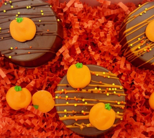 Edible Decorations Flat Mini Pumpkins 10 Count