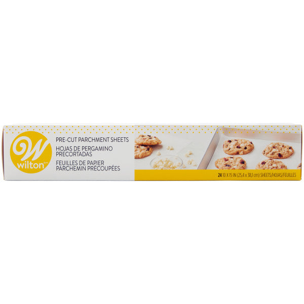 Wilton Pre-cut Parchment Sheets 24 Count (10x15 in)