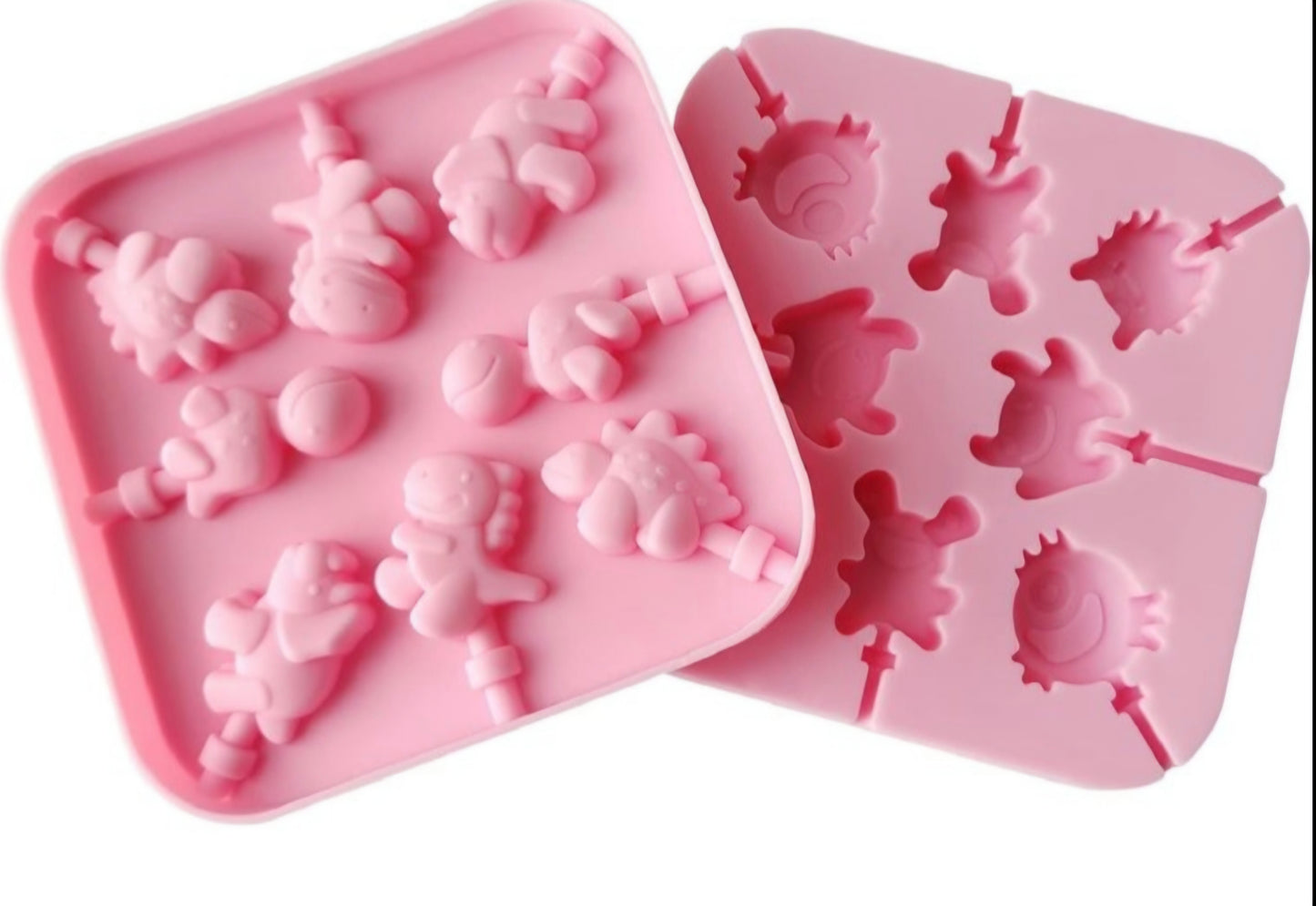 Dino Lollipop Silicone Mold
