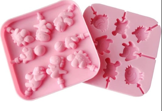 Dino Lollipop Silicone Mold