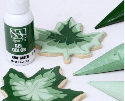 Sugar Art Gel Food Color Leaf Green 1oz