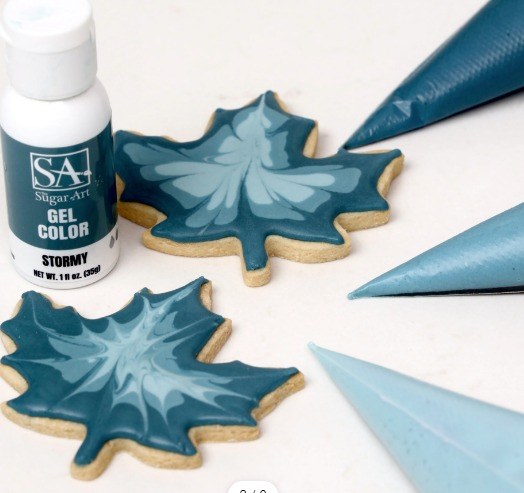 Sugar Art Gel Food Color Stormy 1oz