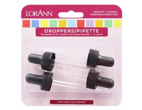 LorAnn Threaded Eye Dropper 4pk
