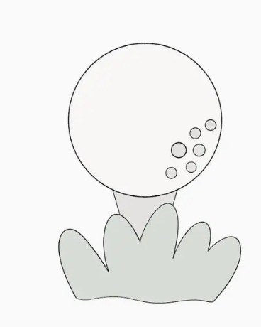 Golf Ball Cookie Cutter