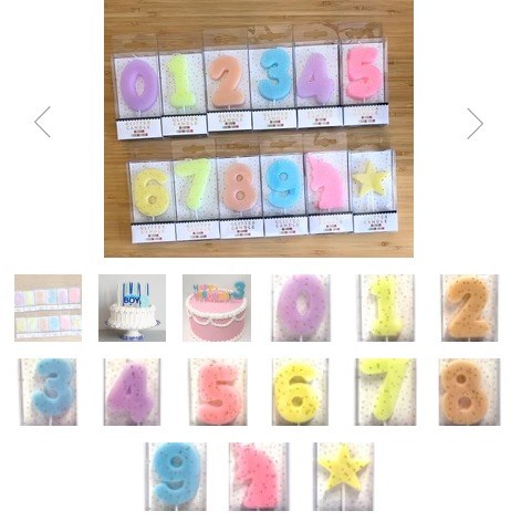 Pastel Glitter Candle Unicorn