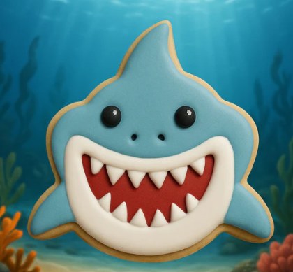 American Tradition Cookie Cutters 4 Shark Cookie Cutter