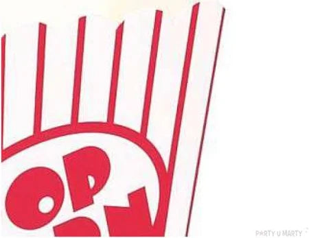 Small Movie Theater Popcorn Boxes, 8 Count