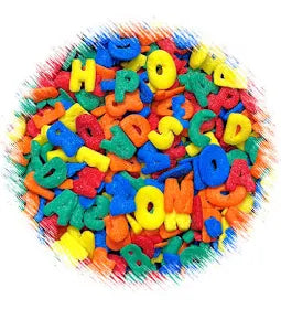 Confetti Letter Shapes 10oz