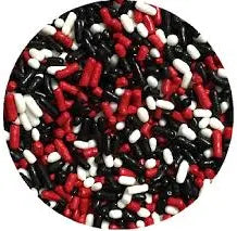 Red White and Black 4oz Sprinkles