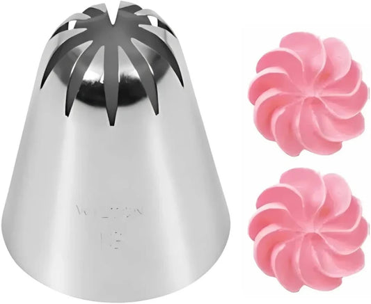 Large Daisies & Drop Flowers Piping Tip - Wilton #1G Extra Large Drop Flower Tip