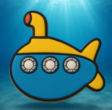 American Tradition Cookie Cutters 4 Submarine Cookie Cutter