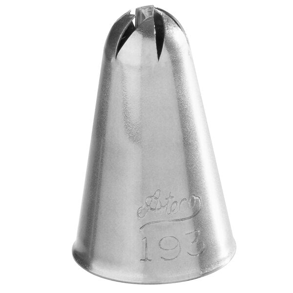One-Squeeze 6-Petal Flowers & Swirled Flowers Piping Tip – Ateco #193 Drop Flower Tip