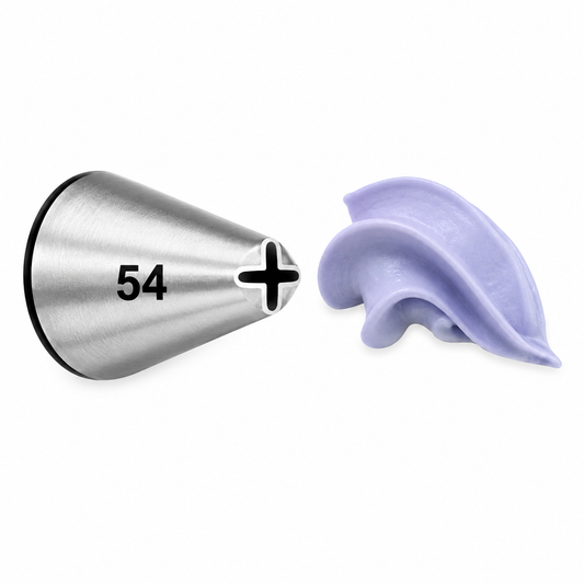 Bold 4-Point Stars & Texture Piping Tip – Ateco #54