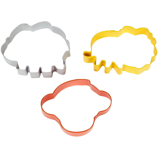 Safari Monkey Lion Elephant Cookie Cutter Set