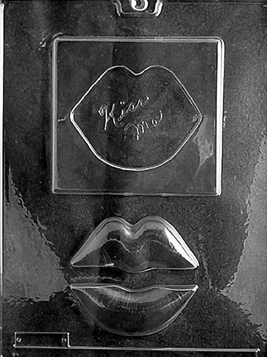 Kiss Me Lips 3D Chocolate Mold – Valentine’s Day Candy Mold