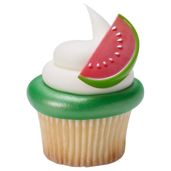 Watermelon Cupcake Pic 6pk