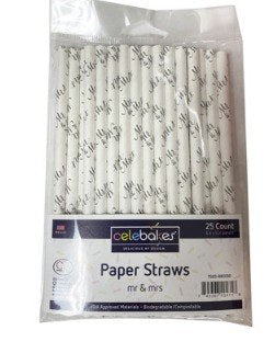 Mr &mrs Paper Straw