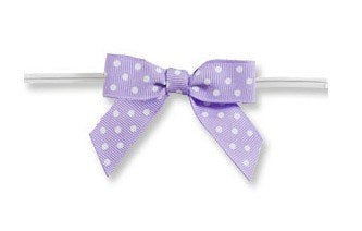 Orchid And White Bow 6pk