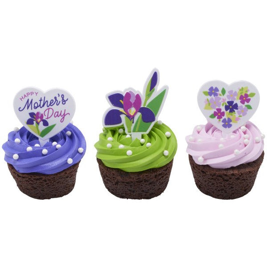 Mother’s Day Cupcake Picks – Floral & Happy Mother’s Day Cake Toppers