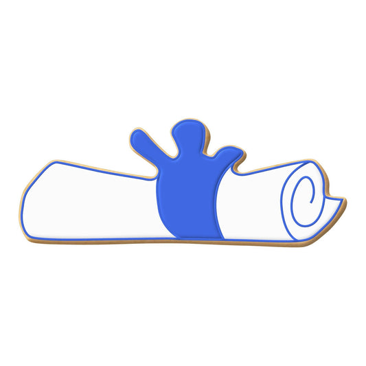 Graduation Diploma Cookie Cutter 4 in