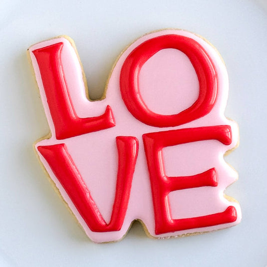 LOVE Word Cookie Cutter, 3.25" (Bag of 1 Dozen)
